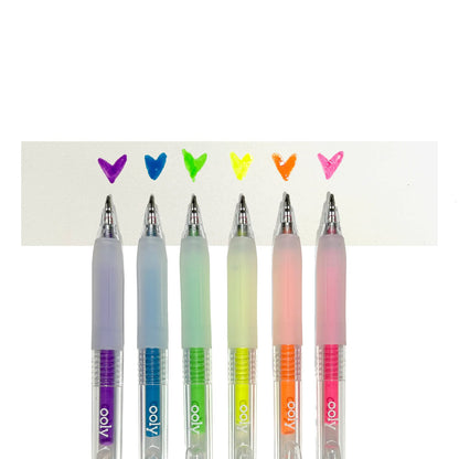 OOLY GelPen 6 st – Multi – surface Deco – Jelly Gloss Neon