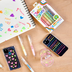 OOLY GelPen 6 st – Multi – surface Deco – Jelly Gloss Neon