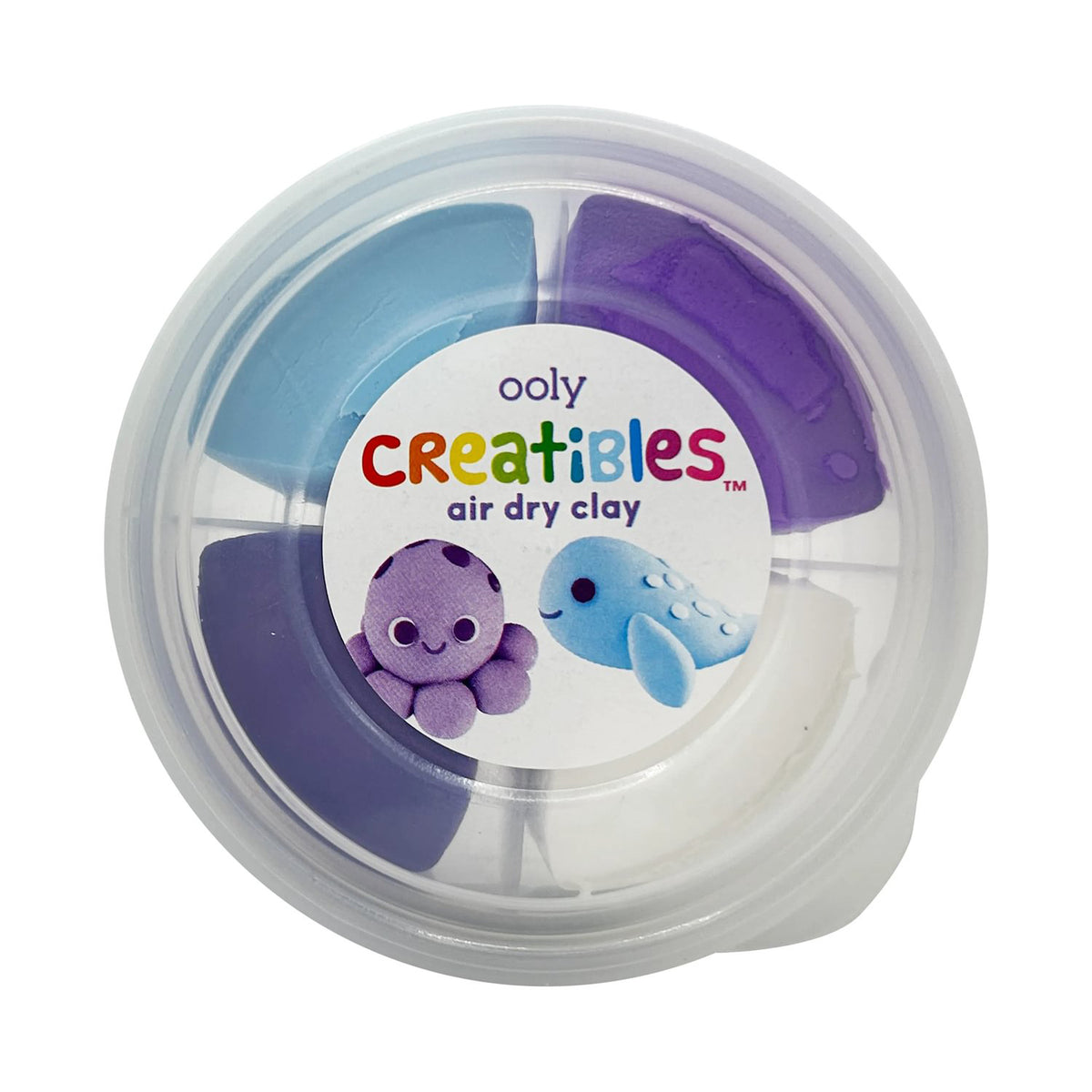 OOLY Selvhærdende ler - Ocean BFFs 4 farver - Creatibles