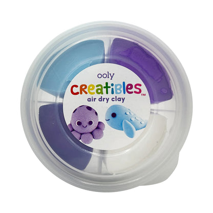 OOLY Selvhærdende ler - Ocean BFFs 4 farver - Creatibles