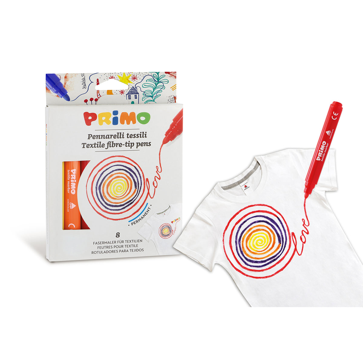 PRIMO Tusser 8 stk - Tekstil