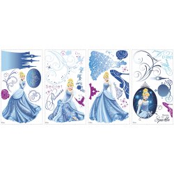 RoomMates Wallstickers - Askepot - Glitter