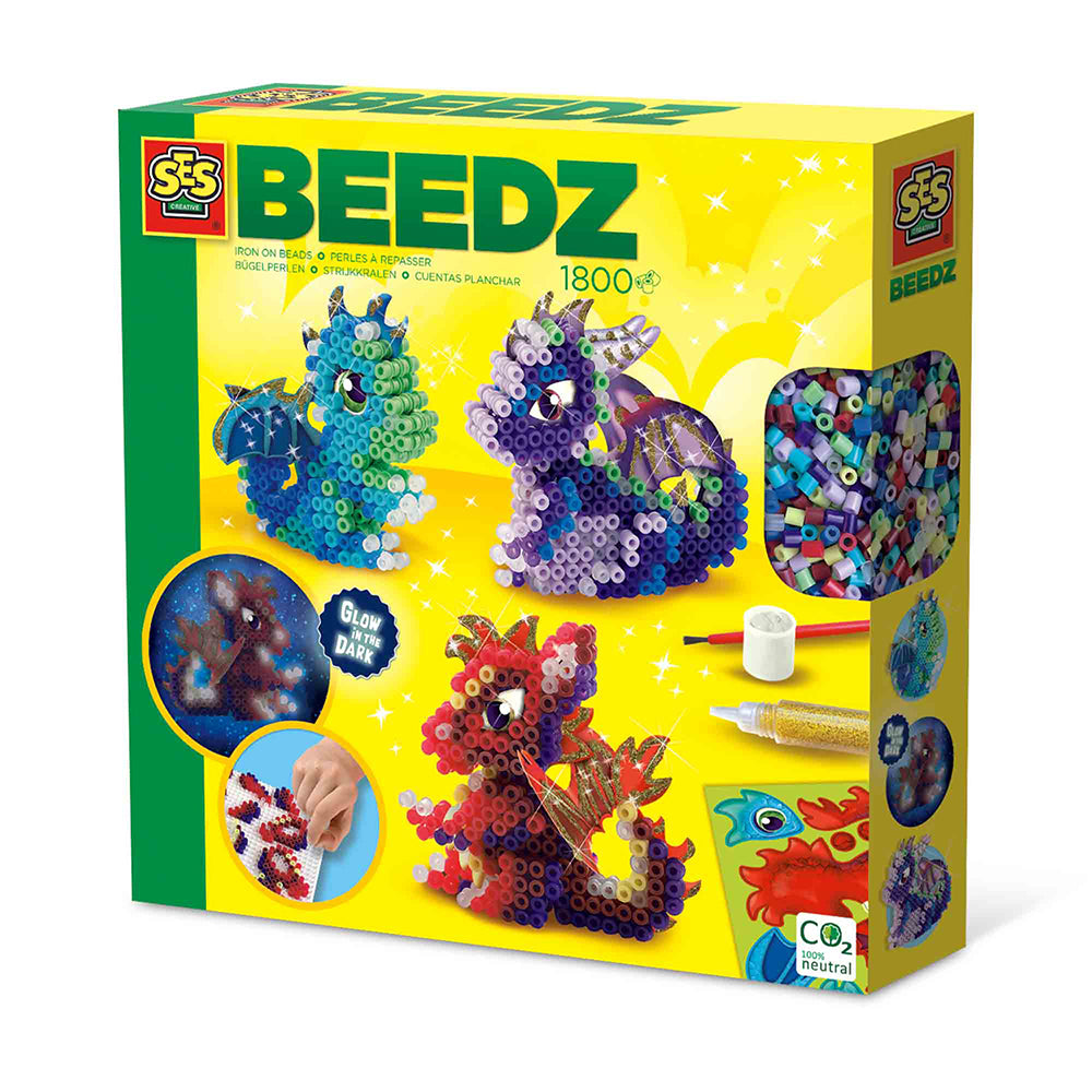 SES Creative Beedz 3D Pärlset – Drakar
