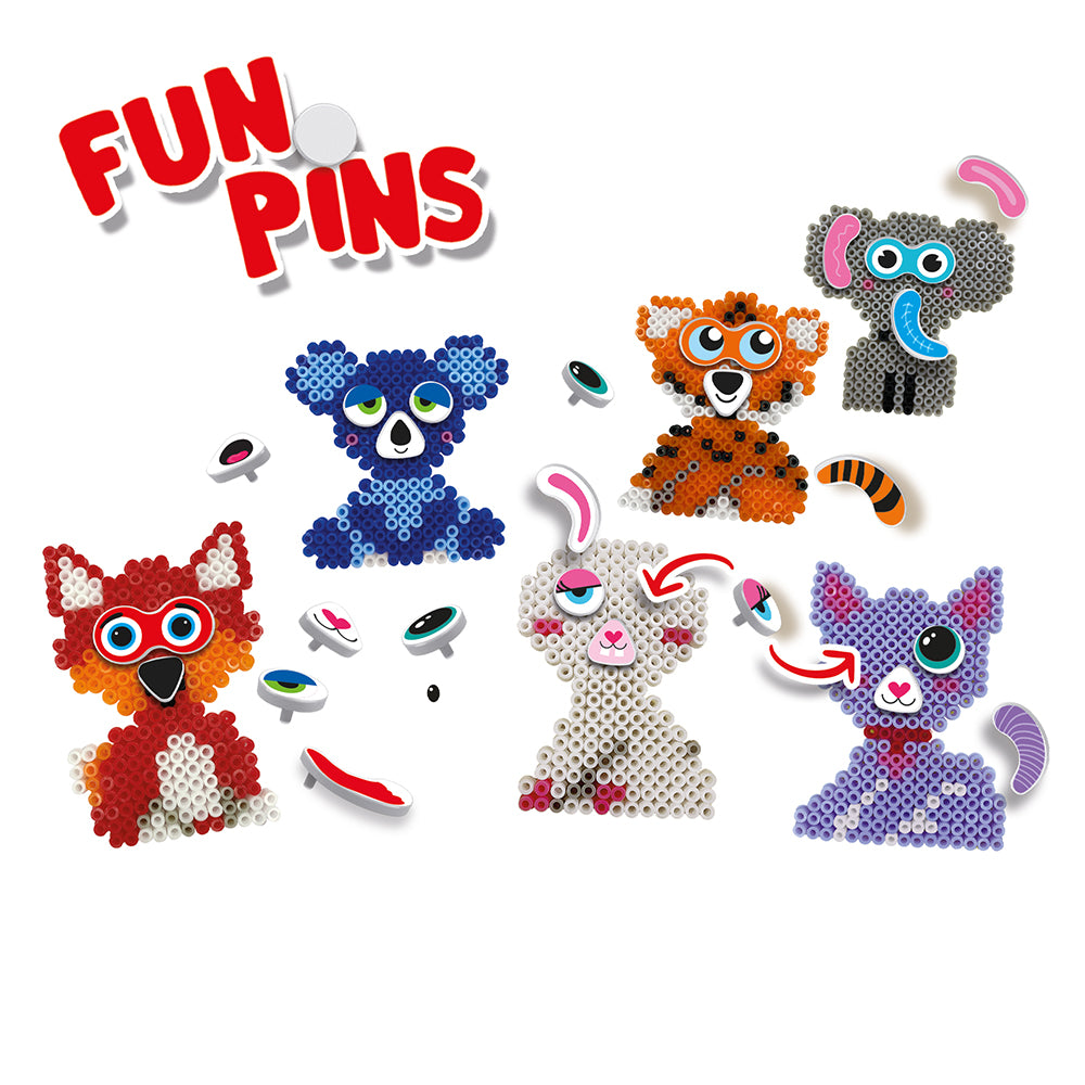 SES Creative Beedz FunPins Djur – Pärlset