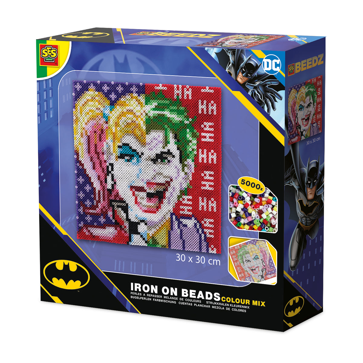 SES Creative DC Batman Pärlset – Joker & Harley Quinn 5000 st