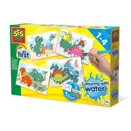 SES Creative Måla med vatten – Dinosaurier
