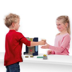 SES Creative Kaffemaskin i trä – lekset