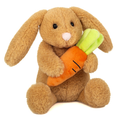 Teddy Hermann Kaninen Lilly med morot – 23 cm