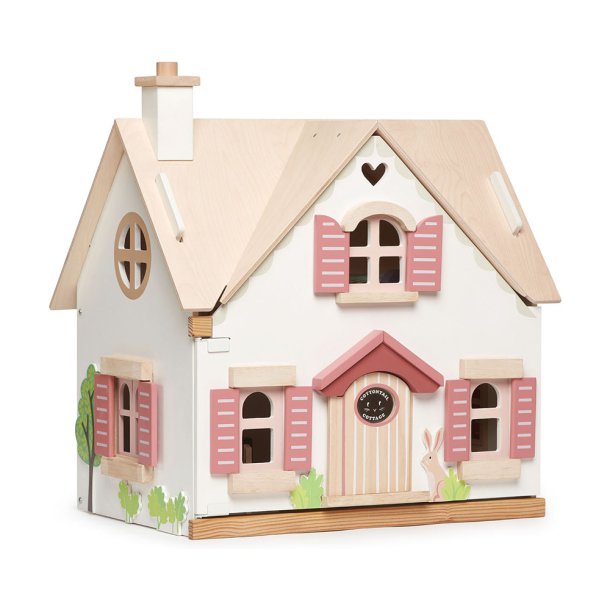 Tender Leaf Dockhus med möbler – Cottontail Cottage