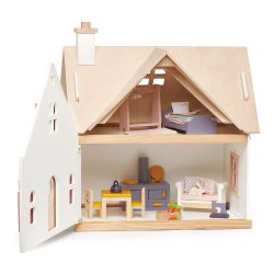Tender Leaf Dockhus med möbler – Cottontail Cottage
