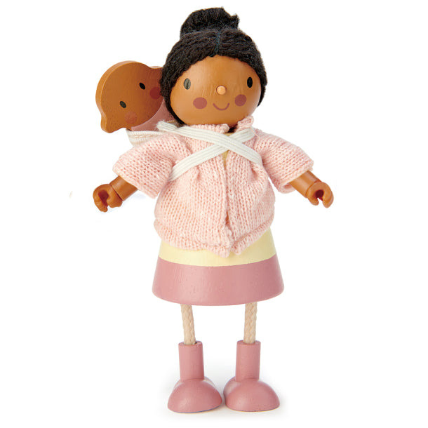 Tender Leaf Dockhusfigur – Fru Forrester och baby