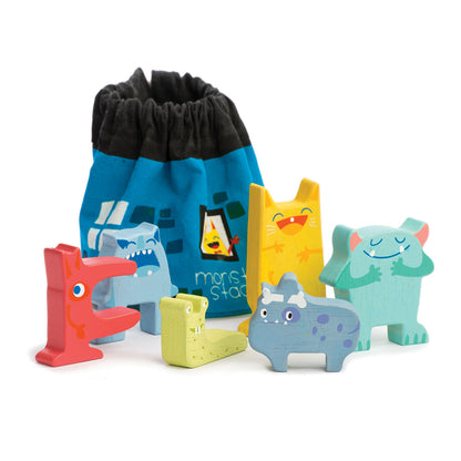 Tender Leaf stapelmonster i trä