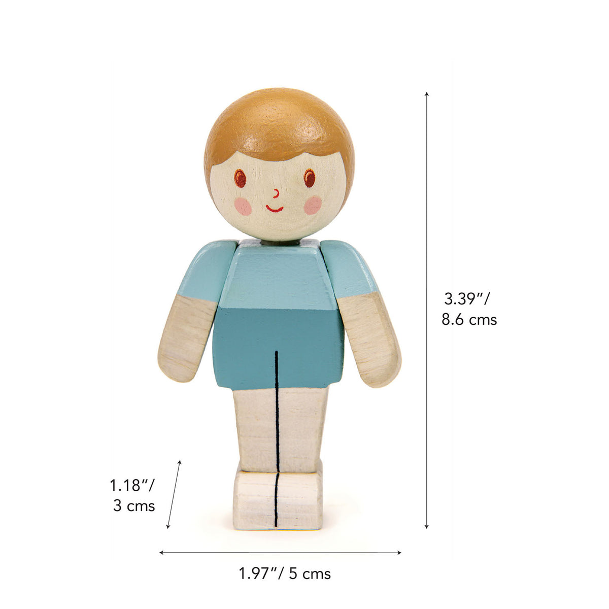 Tender Leaf Dockhusfigur – Pojke – We Are Family