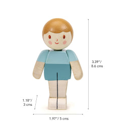 Tender Leaf Dockhusfigur – Pojke – We Are Family