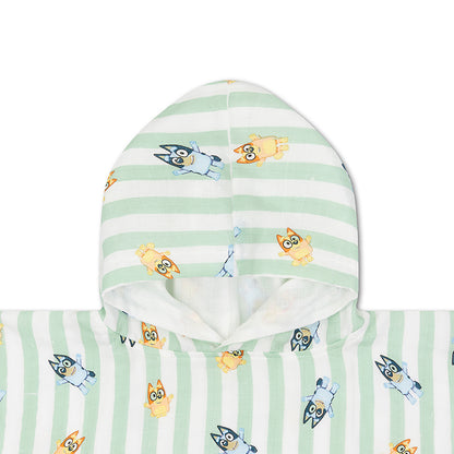 Bluey Badponcho i Muslin – 55 × 55 cm