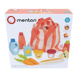 Mentari Shoppingnät med matvaror i trä