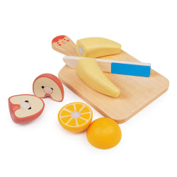 Mentari Skärbräda med frukt i trä
