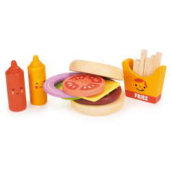 Mentari Hamburgerset i trä