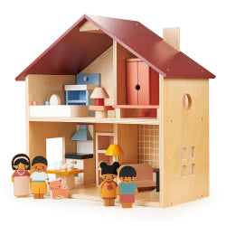 Mentari Dockhus med möbler – Poppets House