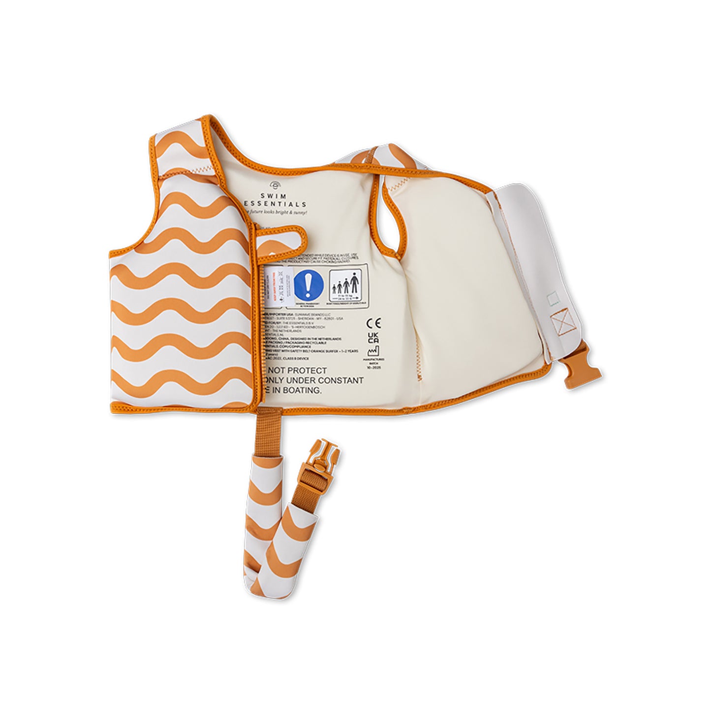 Simväst 11–15 kg – Orange Surfer